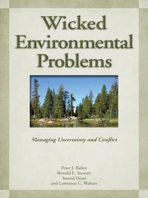 cover image of Wicked Environmental Problems